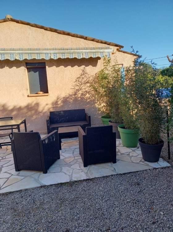 Studio Climatise Dans Villa Calme A 15Km De Cannes Peymeinade Eksteriør billede